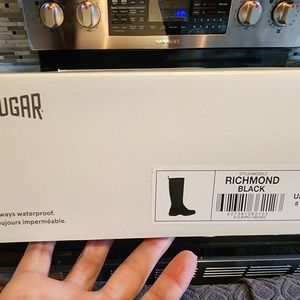 Cougar Tall Black Rain Boots